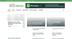 Desktop Screenshot of jornaldematogrosso.com.br